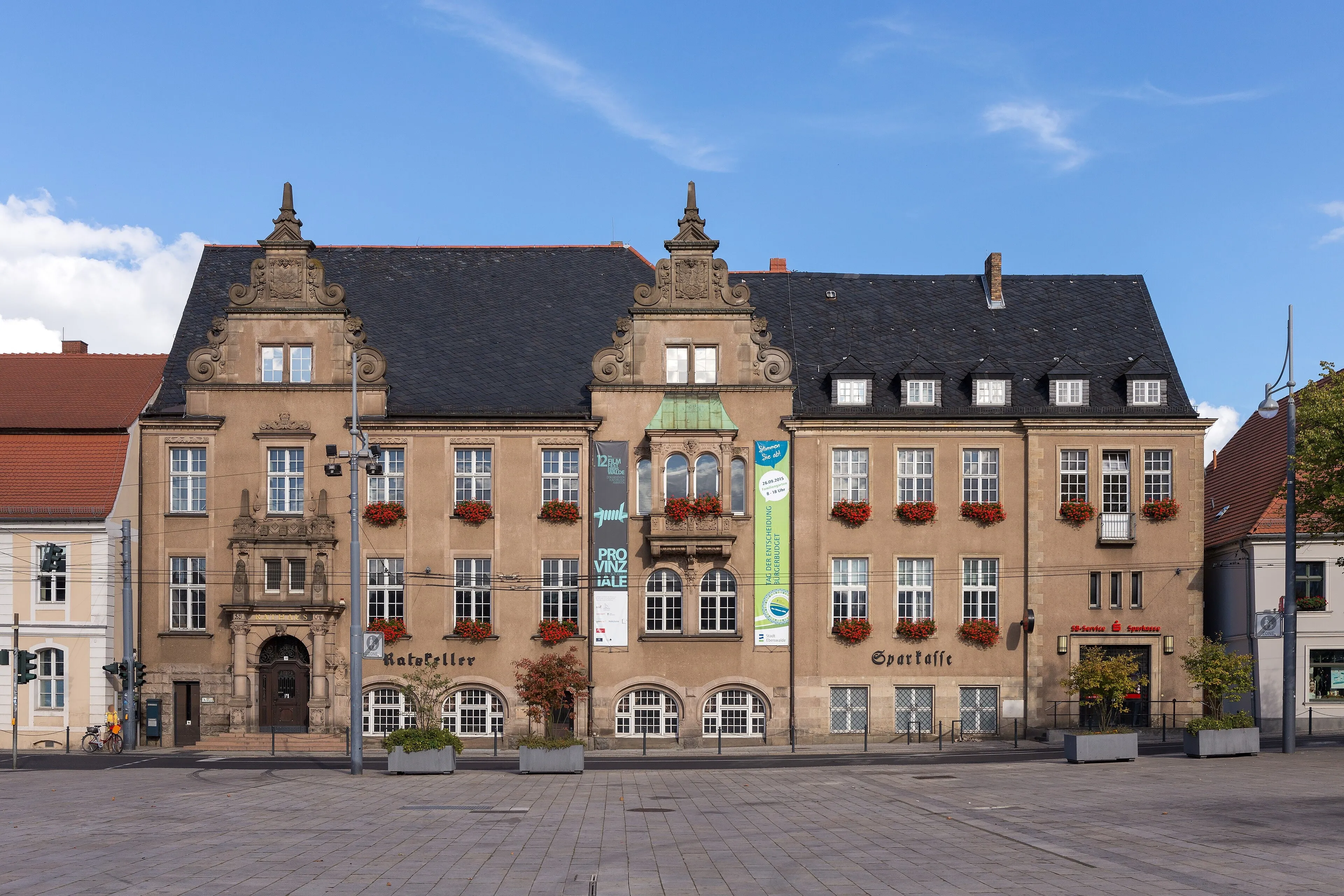 Rathaus am Markt in Eberswalde